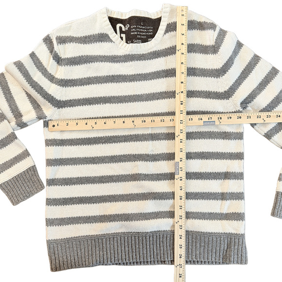 Vintage Old Money Ski Lodge Coastal Aesthetic preppy wool cotton blend sweater - Picture 4 of 7